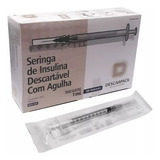 Seringa Insulina 13 X 0.45 26 G½ 1 M 100 Unidades Descarpack