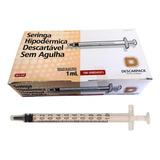 Seringa Insulina Resíduo Zero 100 Unid 1ml Sem Agulha
