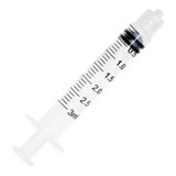 Seringa Lavet 3ml C/ Agulha 22g 1 (0,7x25mm) - Luer Lock 