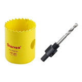 Serra Copo Bimetal Ar Starret Starrett 22 Mm + Suporte Broca