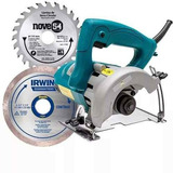 Serra Mármore 1200w Tipo Makita 110v + 2 Discos De Brinde 