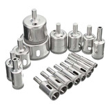 Serras Copo Diamantadas Kit 15 Pcs Vidro Ceramica 6-50mm 