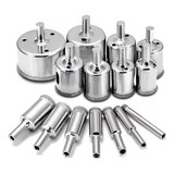 Serras Copo Diamantadas Vidro Ceramica Etc 6-50mm - 15 Peças