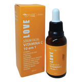 Sérum Facial 10 Em 1 Vitamina C Max Love Rosto Hidratante Tipo De Pele Todo Tipo De Pele