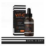 Sérum Facial Skin.a Day - Vitamina C10 Nanoencapsulada, Melhora Aparência Da Pele, Iluminador, Clareador, Hidratante, Anti-idade - Trata O Ácne - Todo Tipo De Pele 30ml