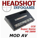 Serviço De Conversão Mod Av Atari Cce Super Game Vg 2800