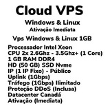 Servidor Vps Windows & Linux 1gb