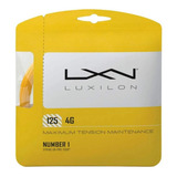 Set De Corda Luxilon 4g 1.25mm - Individual Amarela