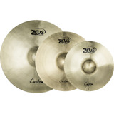Set De Pratos Zeus Custom Set C 14 16 20 Bronze Liga B20