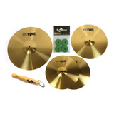 Set Kit De Pratos Para Bateria 14 16 E 20 Alloy Profire Novo