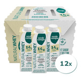 Shake Natural Whey Baunilha 250ml - Pack C/12un