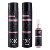 Shampoo, Condicionador E Máscara Líquida Intenso - 18k
