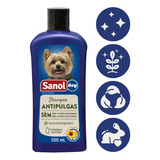 Shampoo Antipulgas Sanol Dog 500ml Fragrância