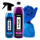 Shampoo Automotivo V-floc 1,5l + Cera Carnauba Blend Liquida
