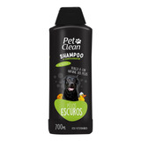 Shampoo Condicionador 700ml Escurecedor P/ Cachorros E Gatos Fragrância Neutro Tom De Pelagem Recomendado Escuro