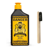 Shampoo Danger Barba Cabelo + Escova