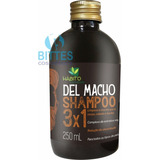 Shampoo Del Macho Hábito Cosméticos Cabelo Corpo Barba Novo