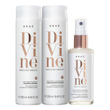 Shampoo E Condicionador 250ml E Máscara Liquida 60ml - Braé