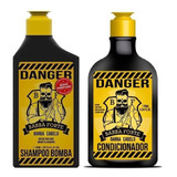 Shampoo E Condicionador Danger Barba E Cabelo - Barba Forte