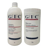 Shampoo Hidratante 1000ml + Máscara 1kg Gic Pós Prótese Cap