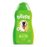 Shampoo Neutro Beeps Maçã Verde Cães Gatos Pet Society 500ml