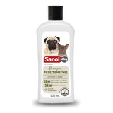 Shampoo Pet Profissional Sanol Pele Sensivel