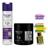Shampoo Platinum Matizador+máscara Black Premier Hair+brinde