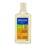 Shampoo Relaxante Líquido Camomila Granado Bebê Frasco 250ml