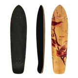 Shape Longboard Hondar Bambú E Maple 42 Importado Com Lixa