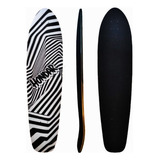 Shape Skate Longboard Hondar Maple Com Lixa Importado