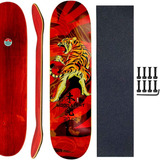 Shape Skate Wood Light 8.0 Lixa Emborrachada Parafuso P/ 10