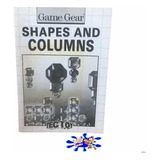 Shapes And Columns Tectoy Game Gear Manual De Instruções 