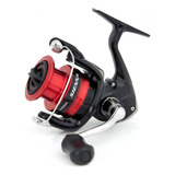 Shimano Sienna 2500 Hg Molinete Vermelha/preta