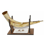Shofar De Chifre De Carneiro De Ungir/unção + Suporte #4