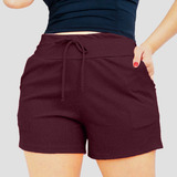 Short Bermuda Feminina Verão Moda Praia Blogueirinha Luxo