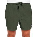 Short Calvin Klein Jeans Sarja Color Elastic Verde Militar