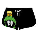 Short Feminino Looney Tunes Marvin Marciano