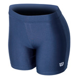Short Feminino Wilson Core Tight Cor Marinho