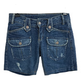 Short Jeans Bolsos Da Zoomp -