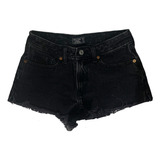Short Jeans Preto Da Abercrombie & Fitch - Tam 34