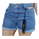 Short Jeans Zoomp Feminino Detalhe Vazado-uni000896
