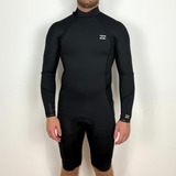 Short John Billabong Absolute 2/2mm Manga Longa Back Zip Fl