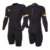 Short John Manga Longa Vissla 7 Seas Raditude 2.2mm Zíper