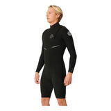 Short John Rip Curl E-bomb E7 2/2 Zip Free Black