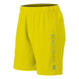 Short Masculino Wilson Beach Tennis Cor Amarelo