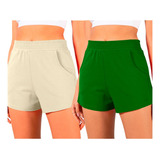 Short Moda Casual Plus Size Conjunto Duas Peças Soltinho Dia