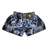 Short Muay Thai Estilo Retrô Ockto Invictus Ii