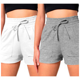 Short Soltinho Fresco Moda Praia Estilo Rua Kit 02 Peças