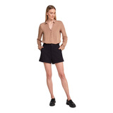 Shorts Básico Feminino Curto Cintura Alta