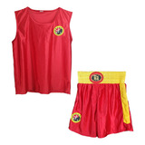 Shorts De Mma Com Uniforme Sanda